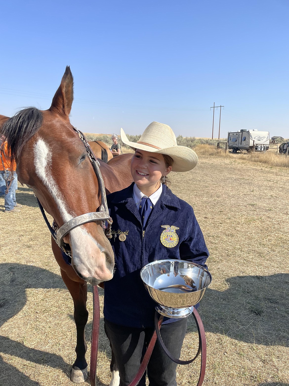 Kalae Herald, winner of the Elizabeth Hennings Trophy at this year’s Wheat Land Communities’ Fair in Ritzville.