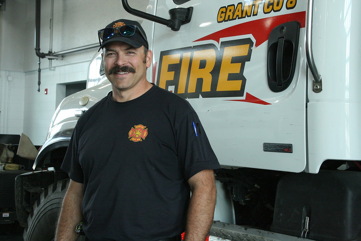 Grant County Fire District 8 Chief Matt Hyndman said the fire service is a rewarding and fulfilling job. He began fighting fires as a teen in 1993.