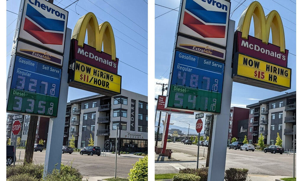 A McDonald’s restaurant in downtown Boise advertised $11 hourly wages in spring 2021. By summer 2022, that was up to $15 an hour. The cost of labor has risen as jobs go unfilled. A new report based on census data suggests long COVID could be one cause of worker shortages.