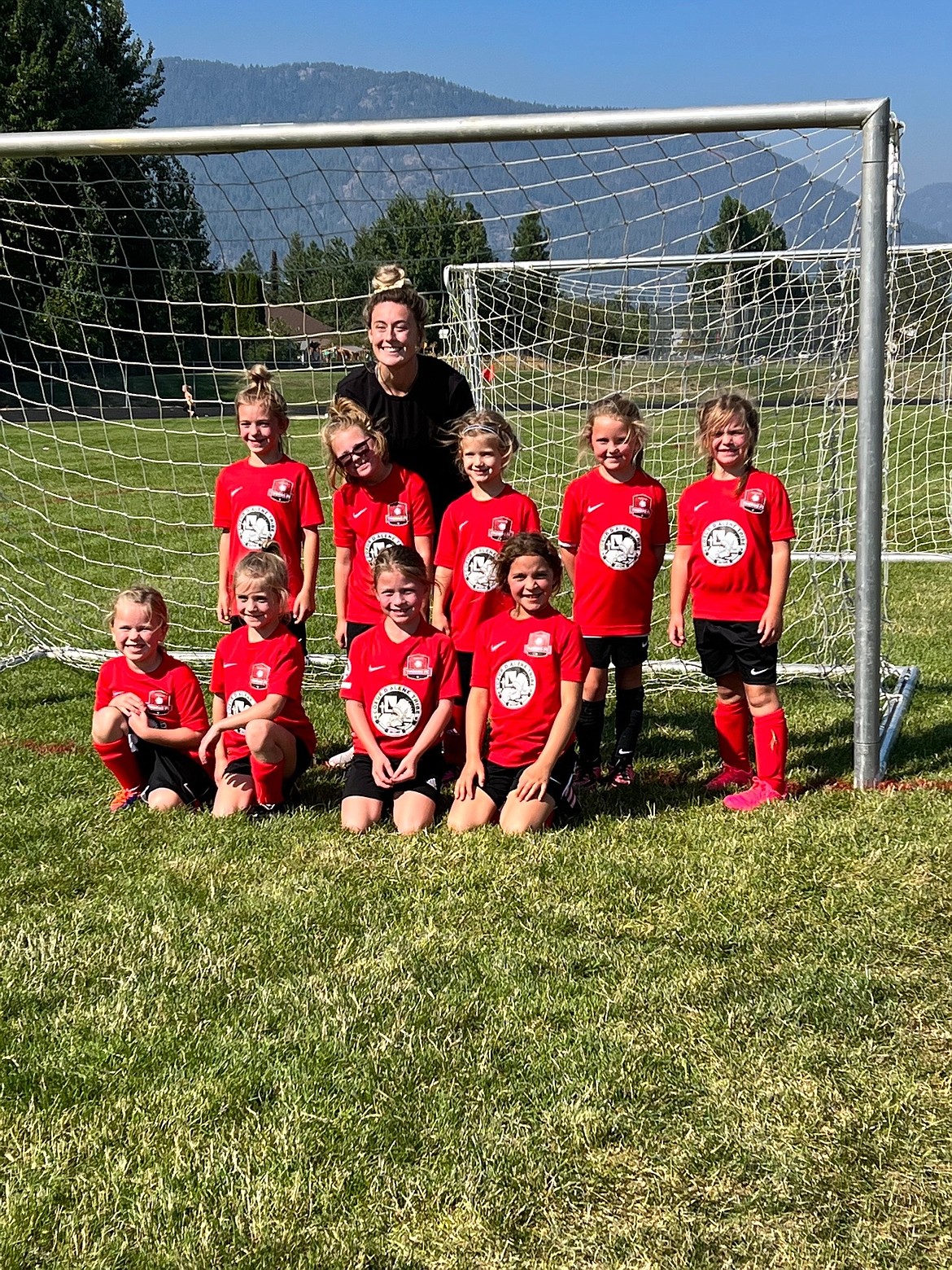 Courtesy photo
The Thorns 2015 girls soccer team won two games at the Pend Oreille Cup in Sandpoint last weekend. The Thorns were headed to the finals, but it was canceled due to air quality. In the front row from left are Kimberlyn Gatten, Lacey Bitnoff, Cielle Ellis, and Hailey Gurgel; back row from left, Beckett Murphy, Kit Fields, Lola Fremouw, Charlotte Langer and Liviana Staeheli; and rear, coach Erin Ducote.