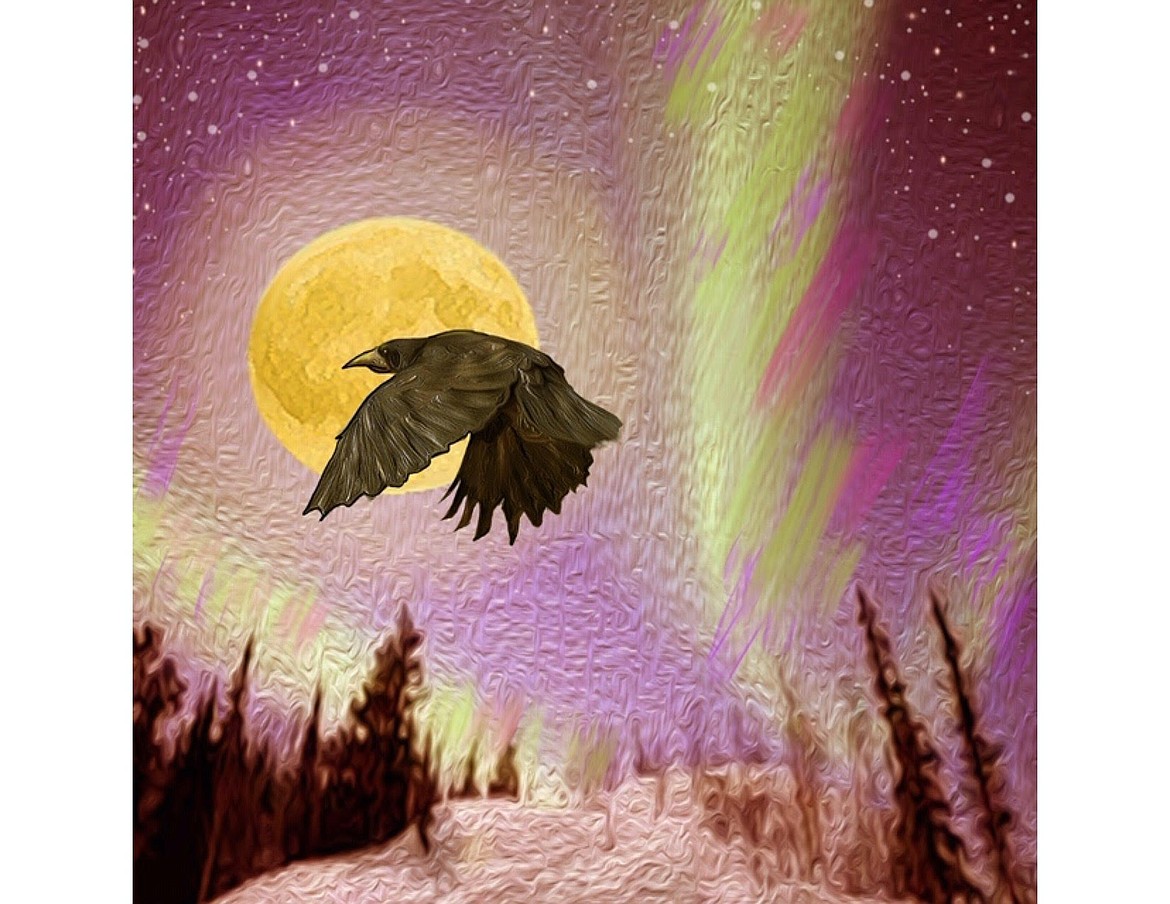 "Crow in the Moonlight" by Jeff Arcel