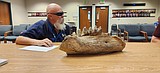 Mastodon fossil makes appearance at Grant PUD commission meeting