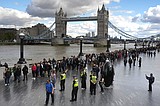 King stands vigil; Wait to see queen's coffin hits 24 hours