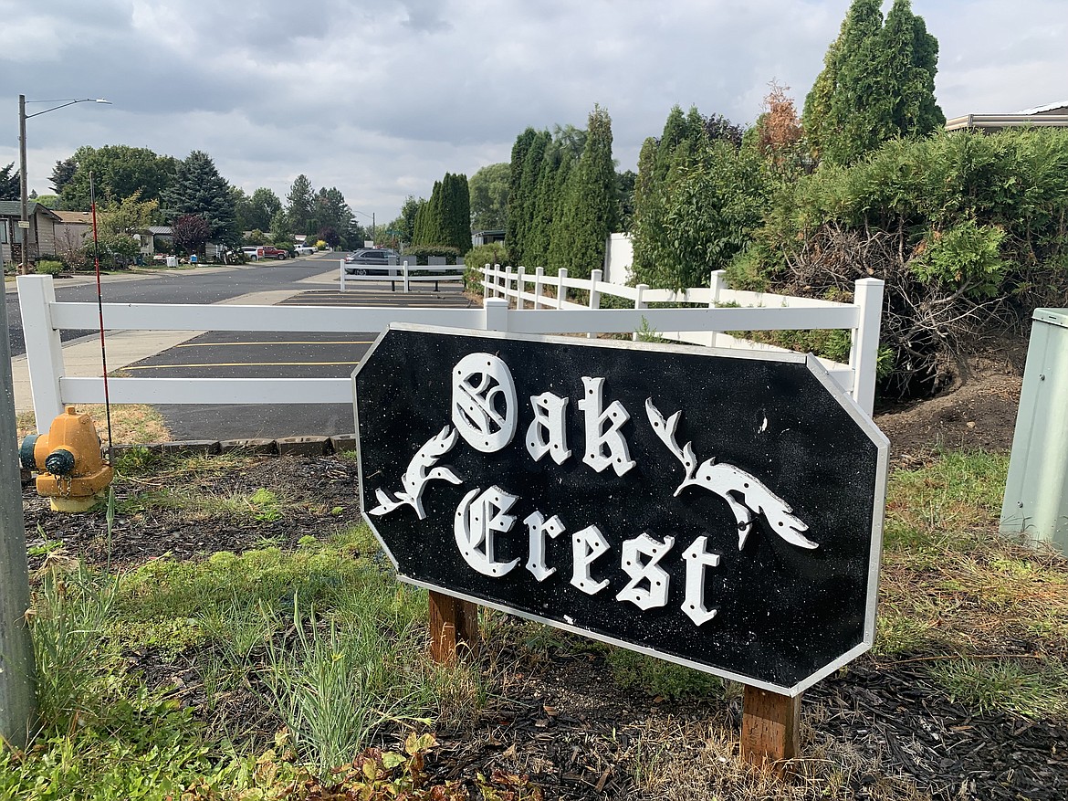 Some residents of Oak Crest, a manufactured home community in Coeur d’Alene with almost 500 residents, hope to form a coalition and buy the park. BILL BULEY/Press