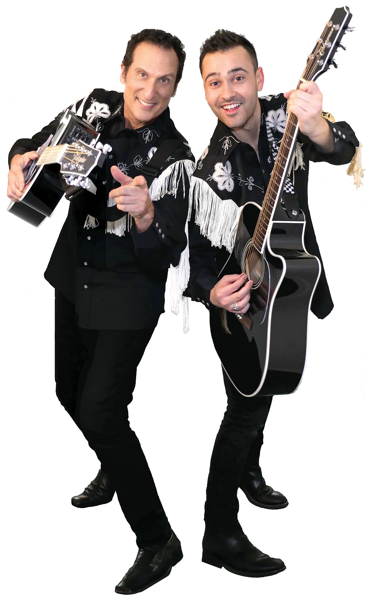 The duo The Everly Set will recreate the sounds of the 1950s in concert Saturday in Moses Lake.