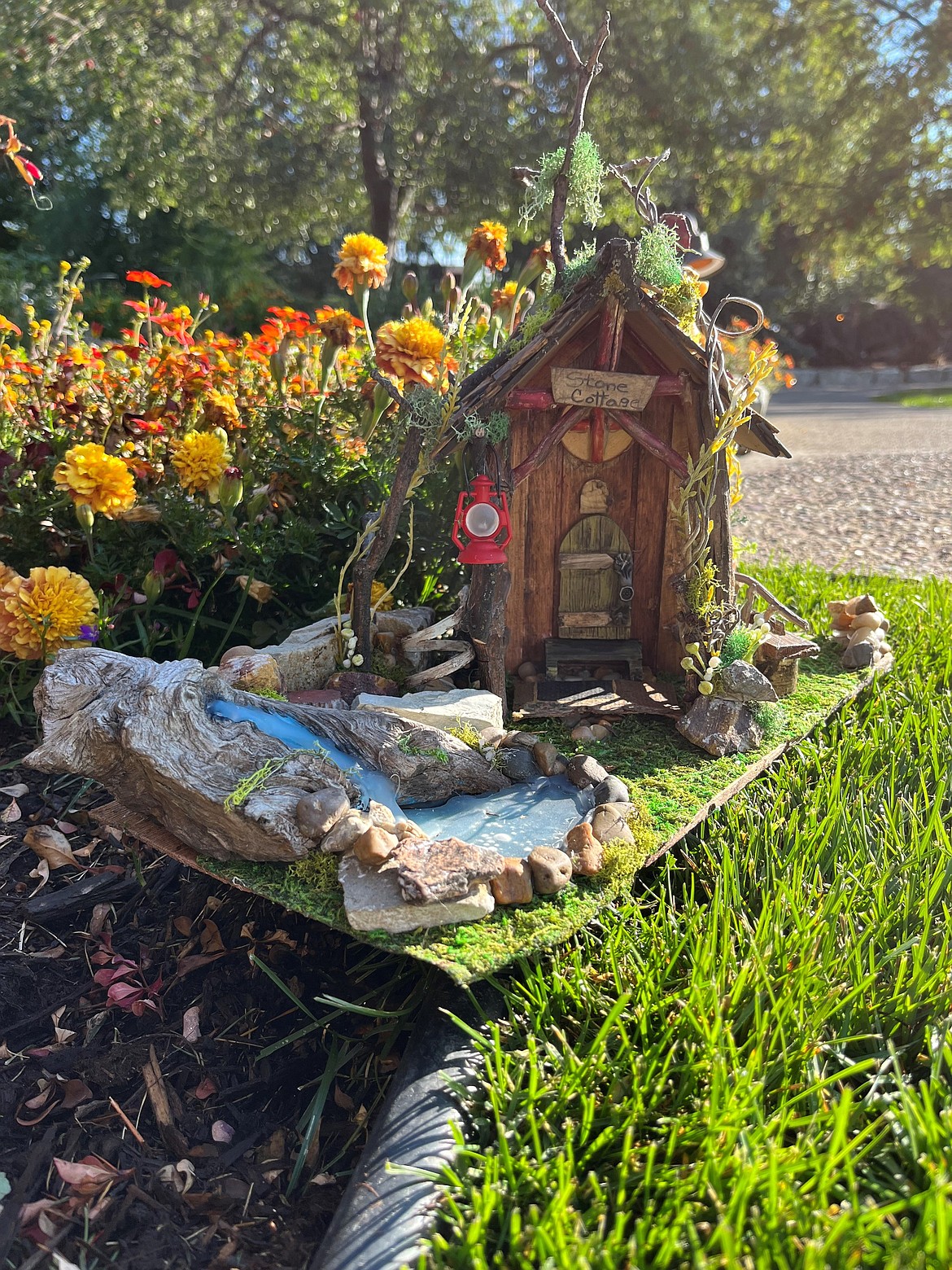 Stone Cottage Fairy Cottage created by Conrad Mansion tour guide Cindy Conner