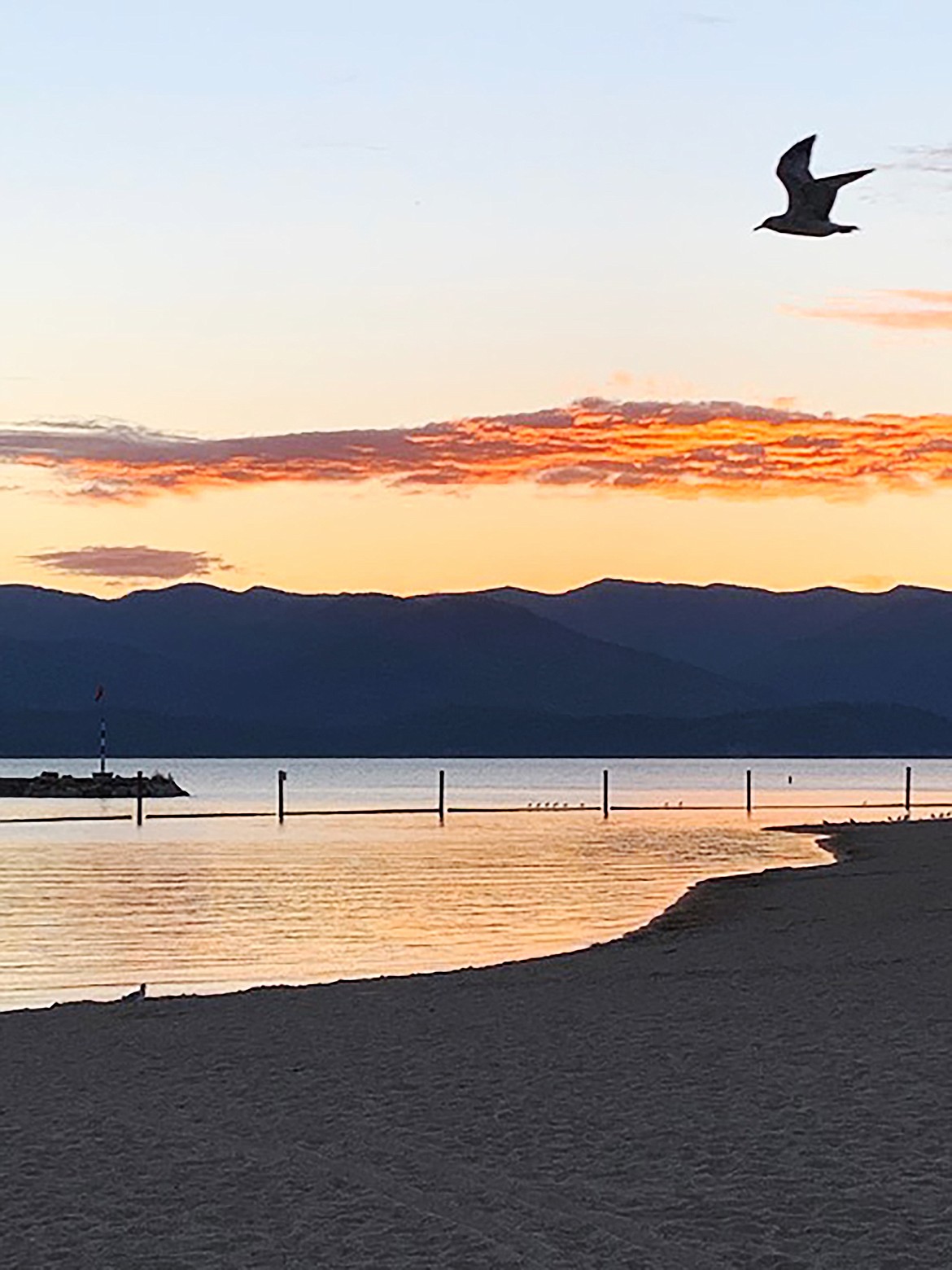 Donna Davis captured this Best Shot of the sunrise at City Beach on Labor Day morning. If you have a photo that you took that you would like to see run as a Best Shot or I Took The Bee send it in to the Bonner County Daily Bee, P.O. Box 159, Sandpoint, Idaho, 83864; or drop them off at 310 Church St., Sandpoint. You may also email your pictures in to the Bonner County Daily Bee along with your name, caption information, hometown and phone number to news@bonnercountydailybee.com.