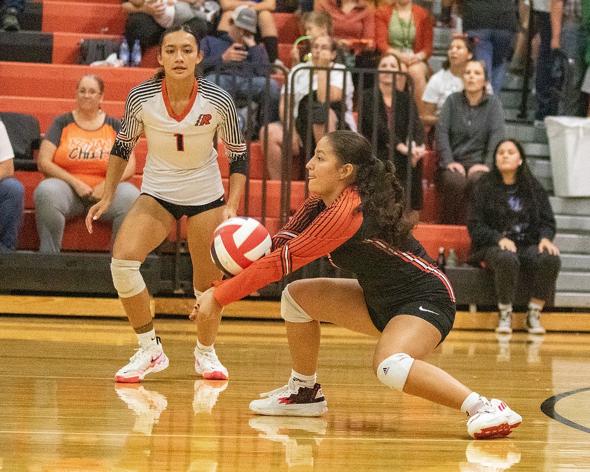 Ronan Maiden Margaret Cordova returns a serve. (Rob Zolman/Lake County Leader)