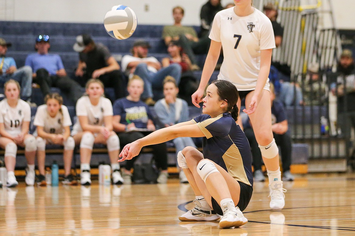 JASON DUCHOW PHOTOGRAPHY
Isabelle Torr of Timberlake digs on Tuesday night vs. St. Maries.