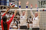 Spikers down Browning in three sets at home