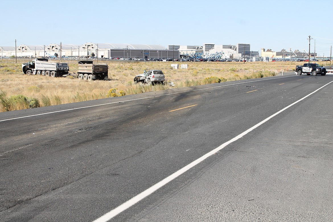 Juan Garcia, 27, of Moses Lake, was killed Monday when the 1998 Dodge Durango he was driving was hit by a Kenworth truck driving north on Randolph Road NE near the Port of Moses Lake.