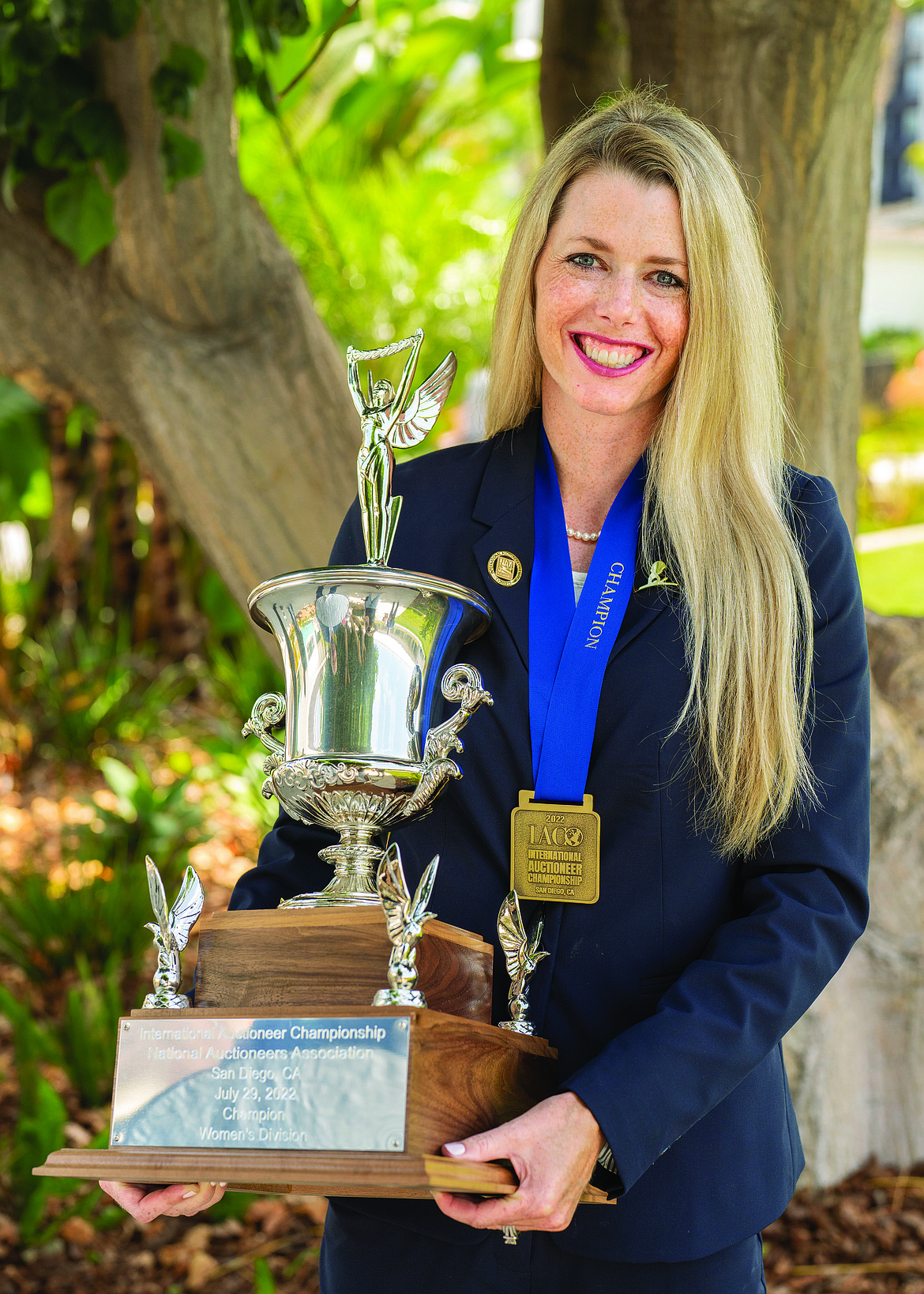 Chantel Kimball of Eltopia took top honors at the International Auctioneer Championship this year.