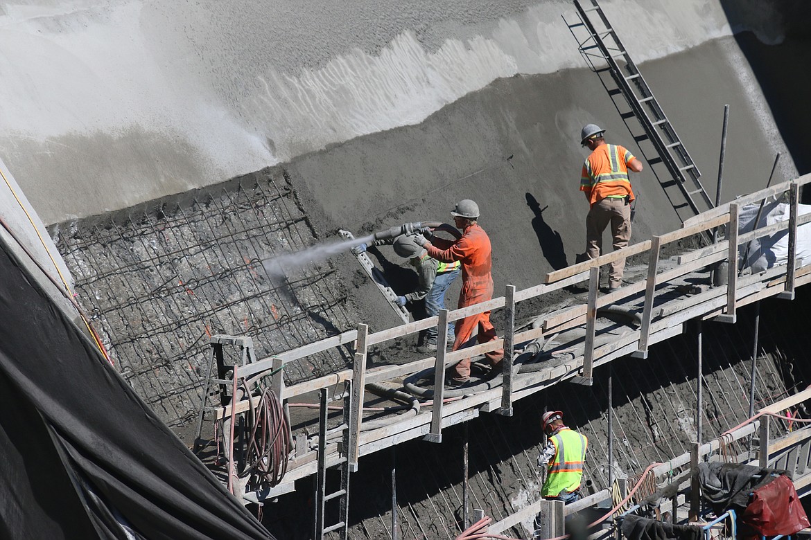 Moyie Dam resurfacing project nearly complete Bonners Ferry Herald