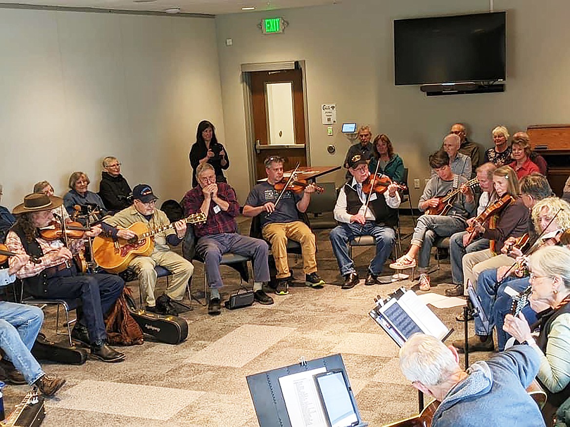 District 1A members of the Idaho Old-Time Fiddlers will meet for an acoustic jam session on Saturday, Sept. 24, at 3 p.m. in Meeting Room B at the Sandpoint branch of the East Bonner County Library, 1407 Cedar St. The fun, informal group includes about 20 fiddlers, guitarists, banjo players, mandolins, ukuleles, a string bass player and lots of friendly folks who come just to enjoy listening to the music. Acoustic musicians and music lovers alike are welcome to join the fun at this free event. For more information, call 208-263-7234.