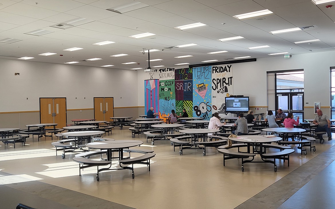 The new commons at Royal High School. While the campus isn’t quite complete in regard to renovations, Royal SD Superintendent Roger Trail said the ongoing construction is not obstructing classes.