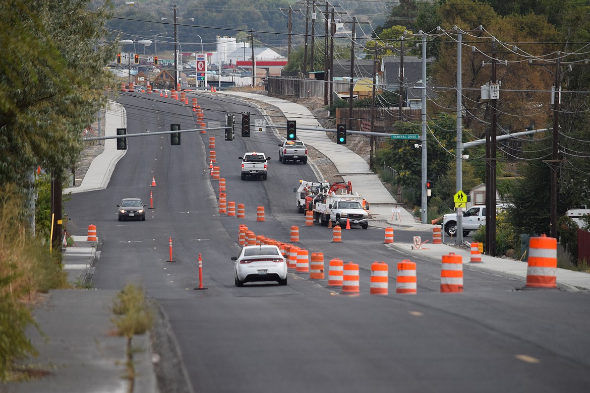 With the rebuilding and repaving of W. Valley Road complete, work crews will start restriping the road soon, Moses Lake City Engineer Richard Law told members of the city council at a regular meeting on Tuesday.