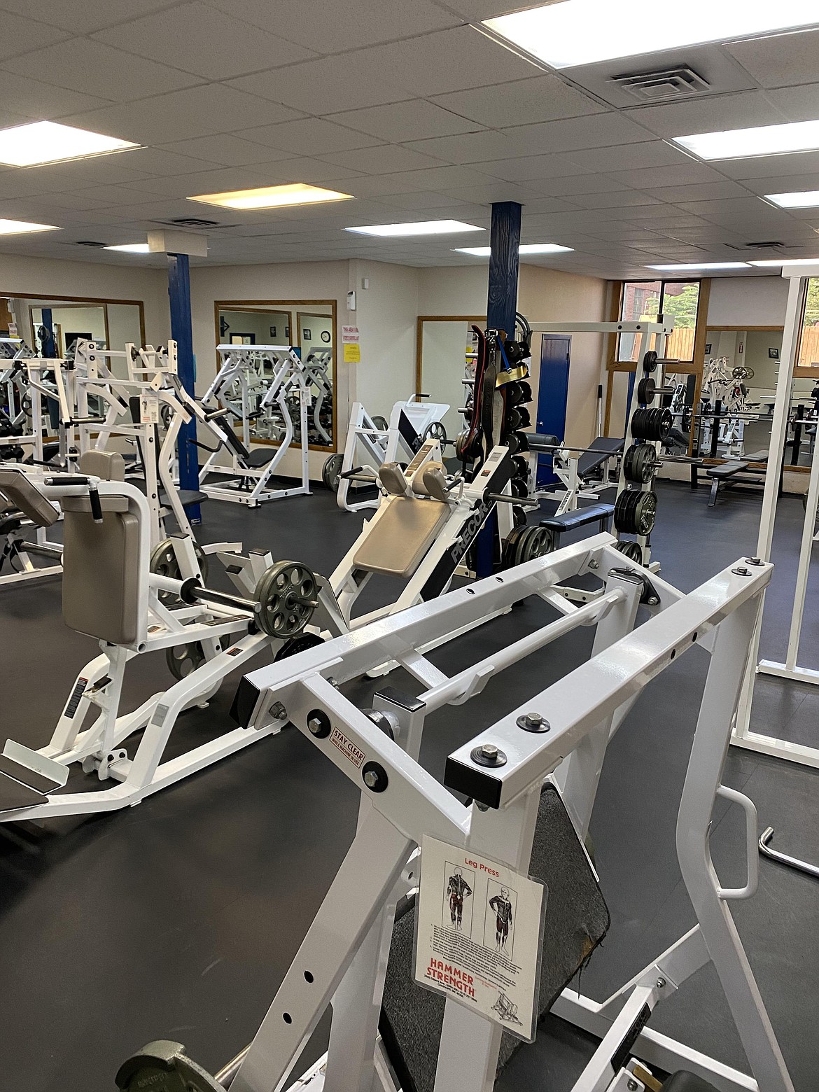 The Ephrata Athletic Club has many different types of workout equipment for members wanting to focus on strength training, cardio or aerobic fitness.