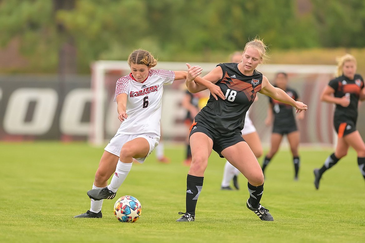 EWU sophomore Gillian Martin was named as the Big Sky Offensive Player of the Week on Tuesday following scoring two goals last week.