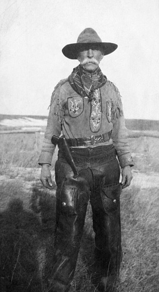 A photo of John George ‘Kootenai’ Brown taken in Pincher Creek, Alberta sometime after 1898. (Glenbow Library and Archive)