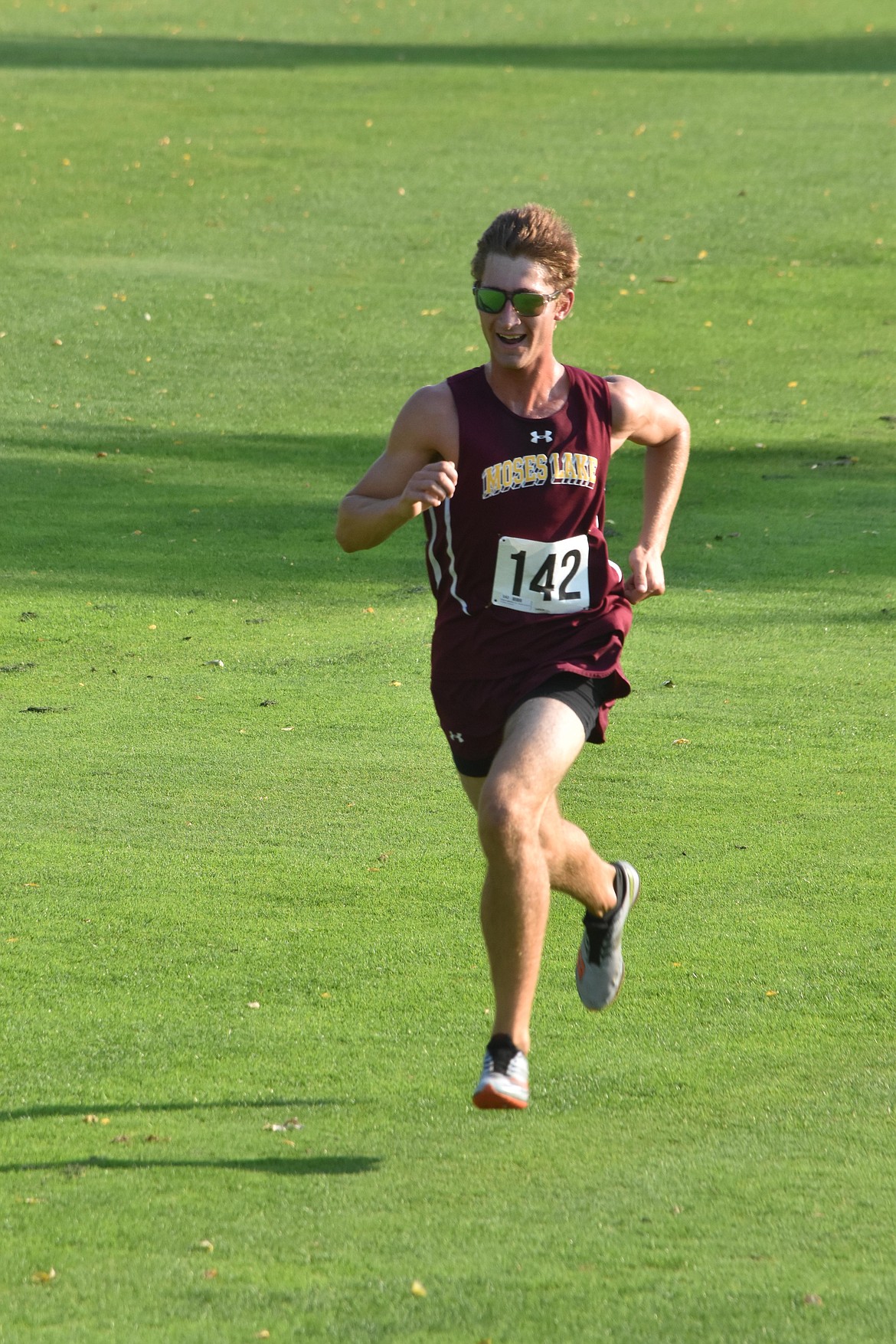 Moses Lake senior Ethan LaBonte came in first with a time of 17:32.