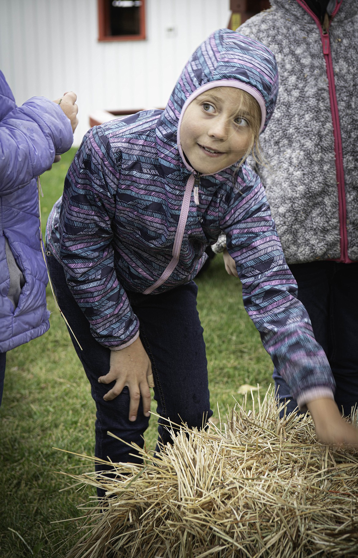 Quinn Nichols in the Hay You Class at Ag Days. (Tracy Scott/Valley Press)