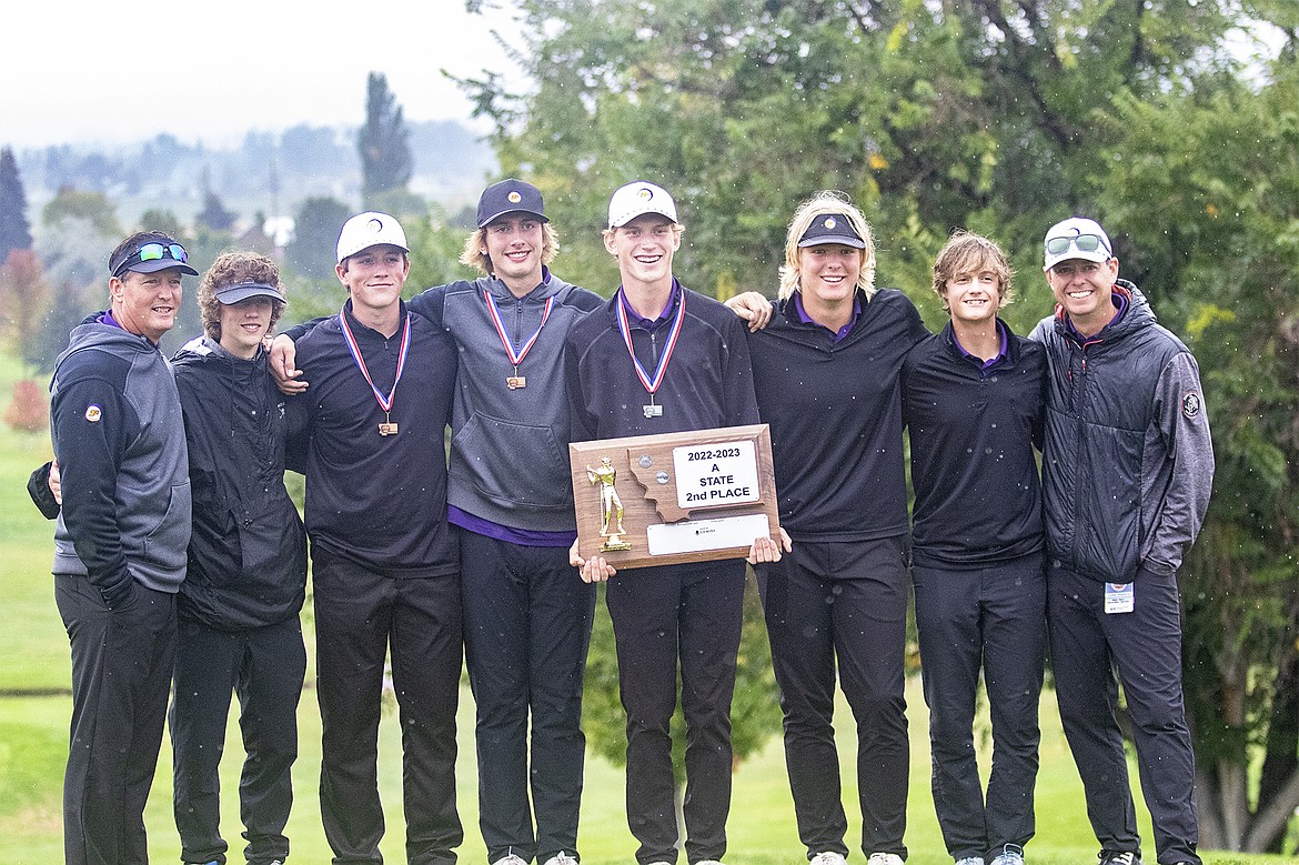 Polson Pirates State Class A Golf second place team finishers. (Rob Zolman/Lake County Leader)