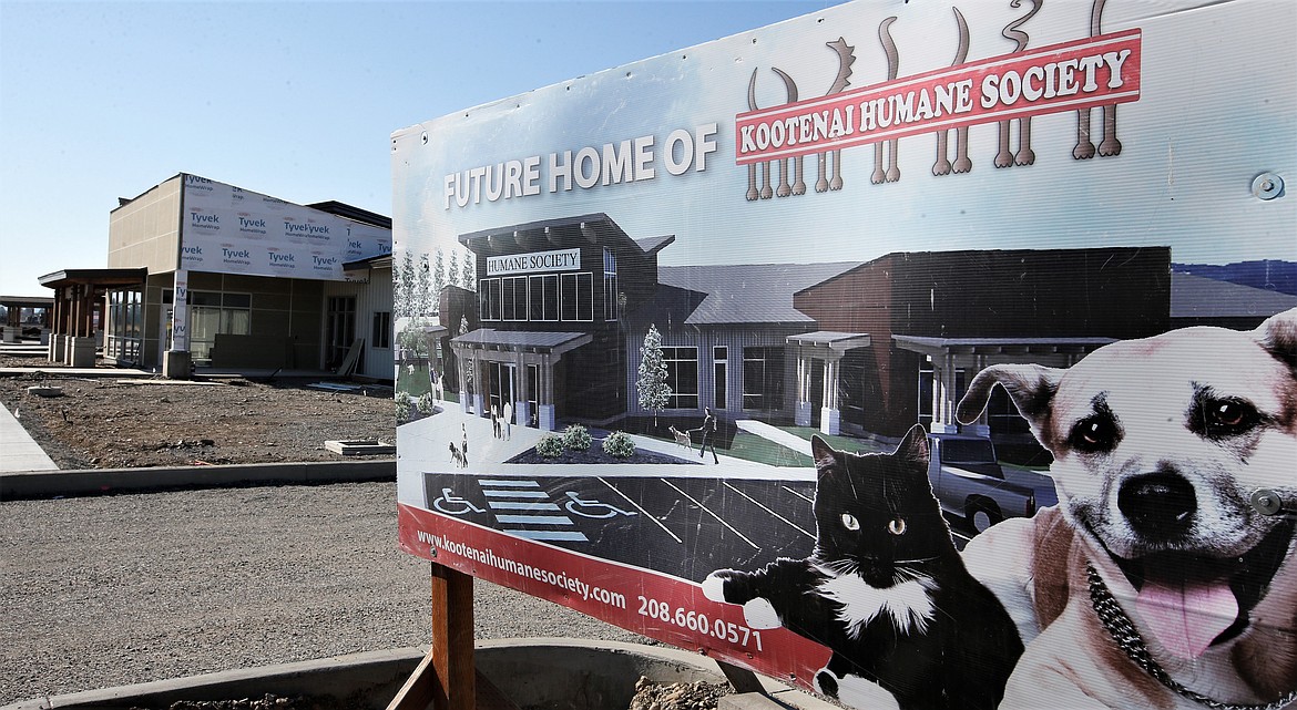 The future home of the Kootenai Humane Society is closer to completion.