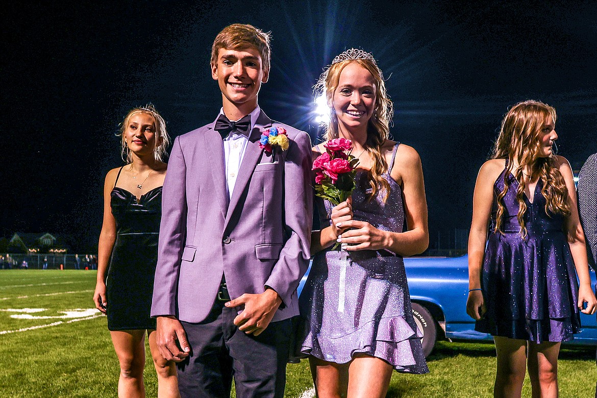 Freshman Homecoming Royalty Isaac Crockett and Bella Mann. (JP Edge photo)