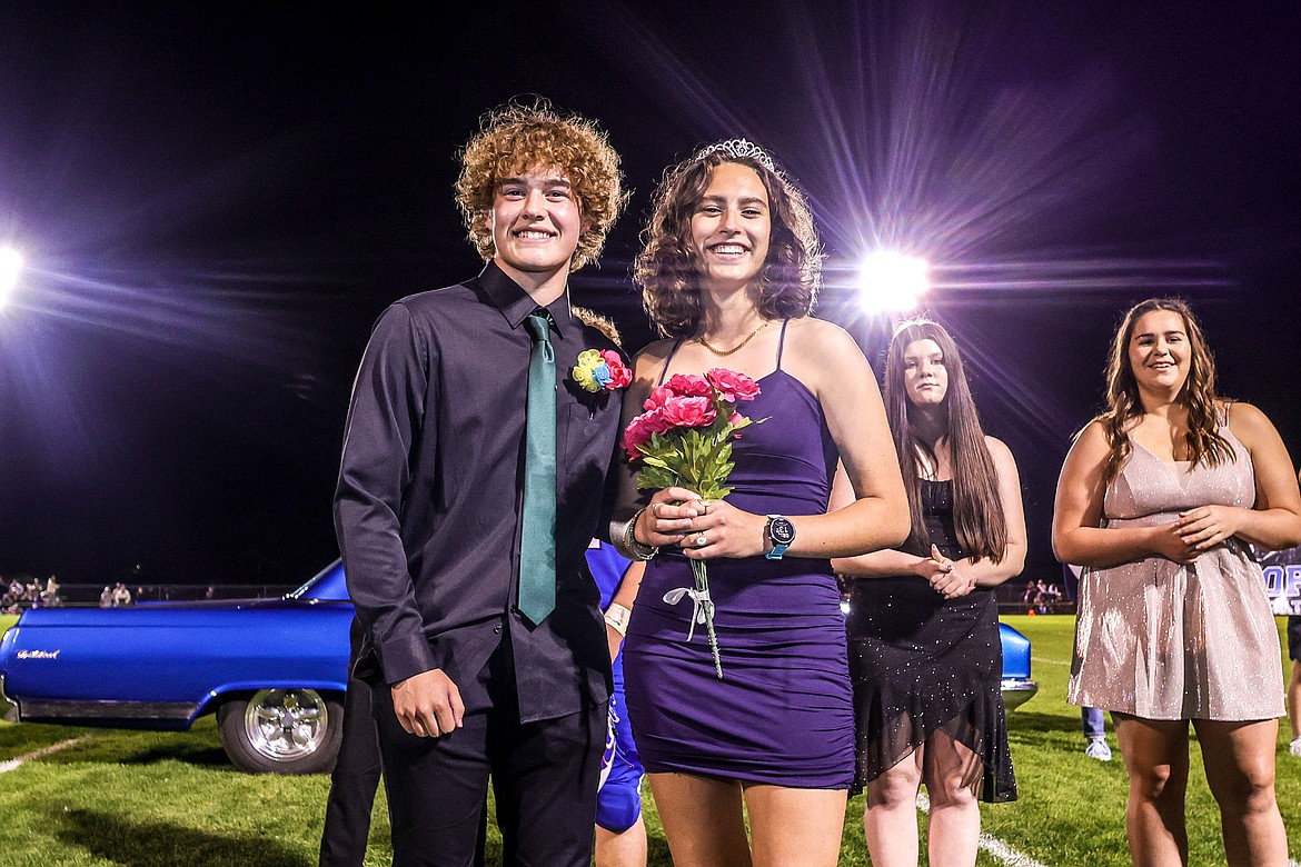 Junior Homecoming Royalty James Friske and Alexandria Oberholtzer. (JP Edge photo)