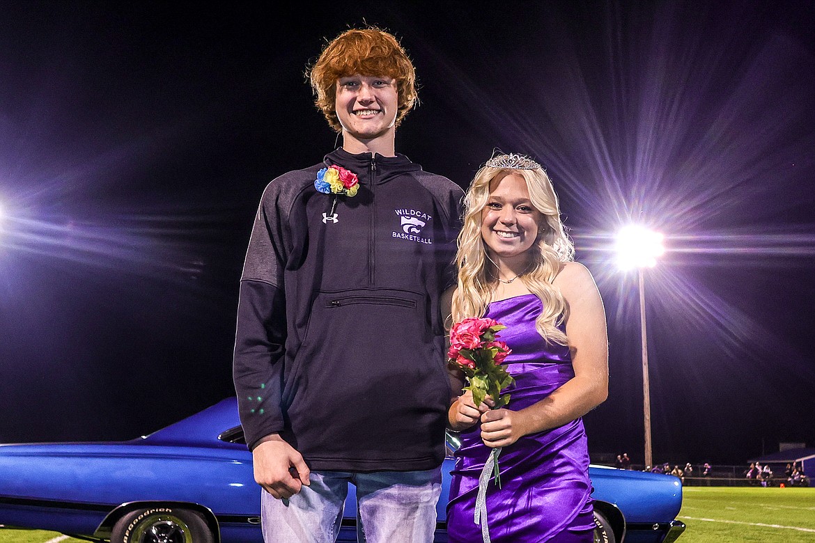 Sophomore Homecoming Royalty Grady Hutton and Tayler Lingle. (JP Edge photo)