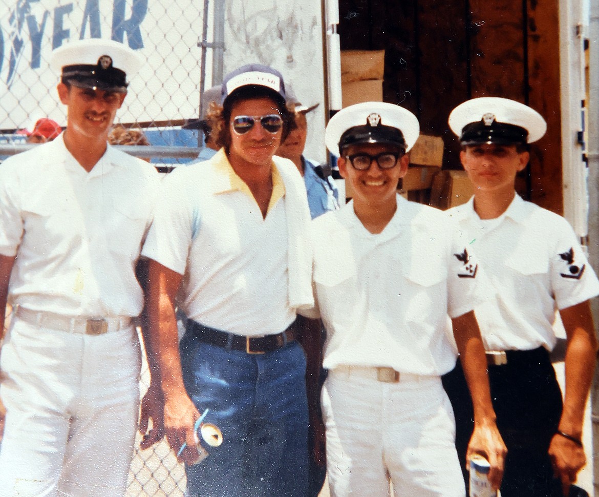 A 21-year-old Kevin Bach poses for a photo with Dale Earnhardt Sr. at Daytona Speedway in 1980. (photo provided)