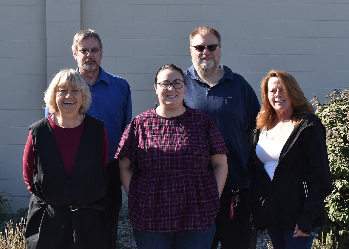 Columbia Basin Herald team members who earned awards at the 2022 Washington Newspaper Publishers Association Better Newspaper Contest were, from left to right, Cheryl Schweizer, Joel Martin, Rebecca Pettingill, Charles Featherstone and Dana Moreno.