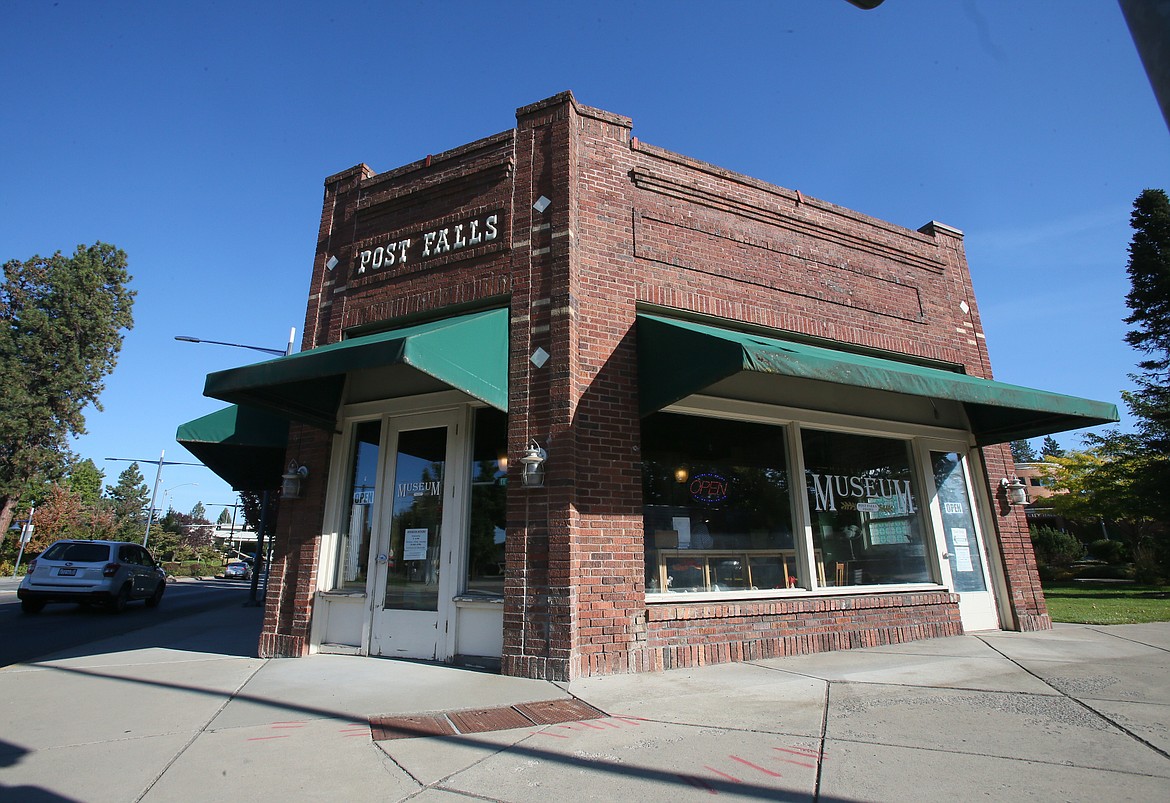 The Post Falls Museum in the Chapin Building is seen here at 101 E. Fourth Ave.