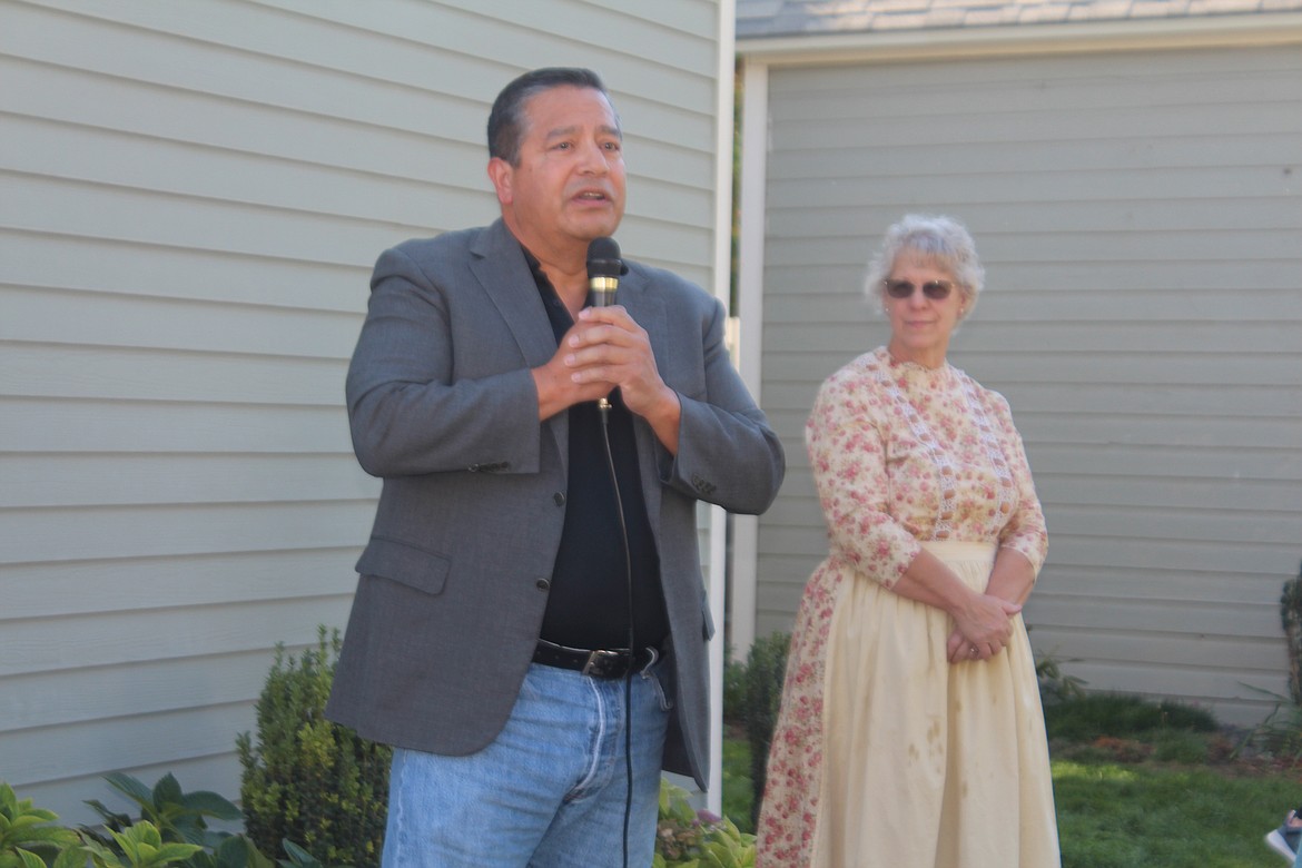 State Representative Alex Ybarra was the speaker at the “Celebration of Cultures” at the Quincy Valley Historical Society and Museum. Ybarra is currently running for reelection and is unopposed.