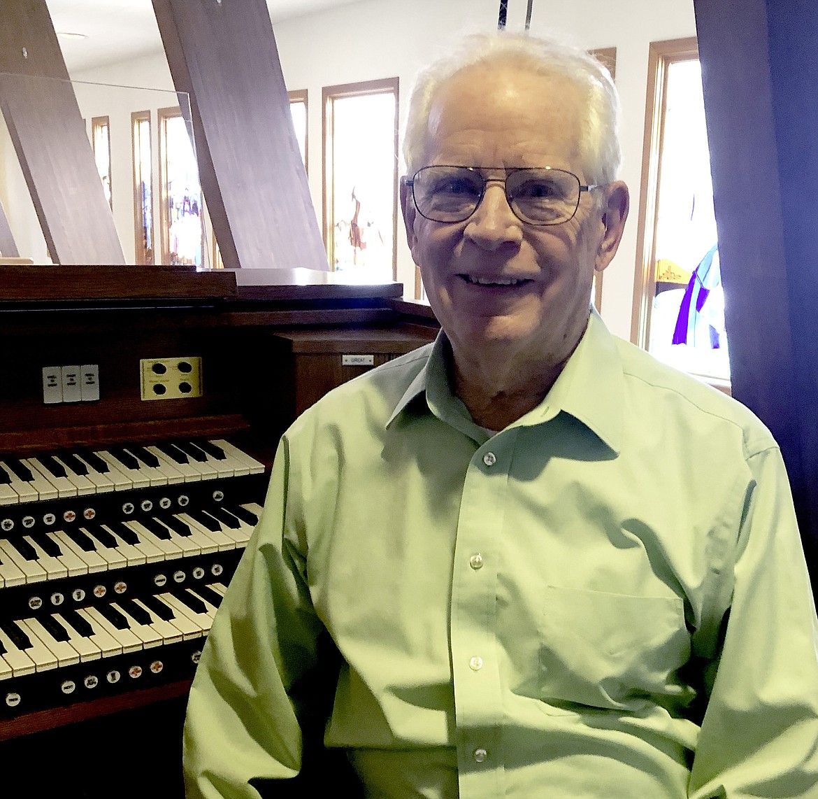 Scott Youngren recently helped First Lutheran Church upgrade its pipe organ.