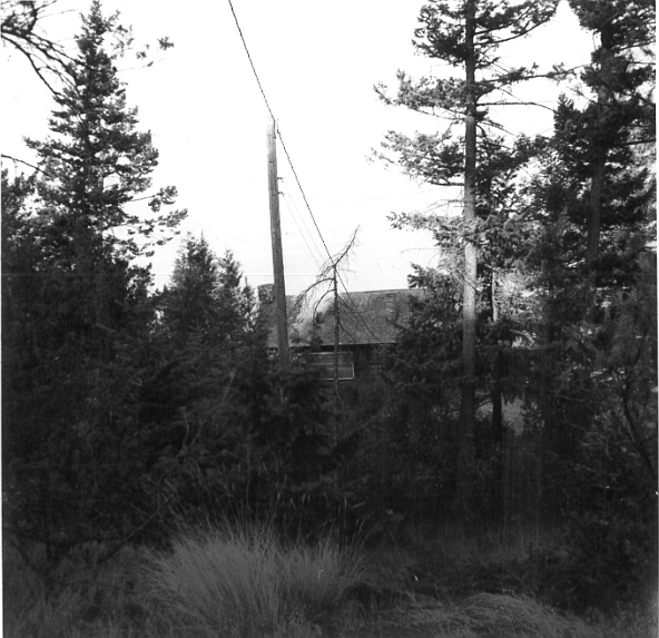 A 1970 picture showing one of the cabins built either as part of ashram or by the Mason’s at what is now Wayfarers Unit of Flathead Lake State Park. (Credit – Montana FWP)
