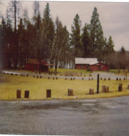 A 1990 picture showing the main cabin built either as part of ashram or by the Mason’s at what is now Wayfarers Unit of Flathead Lake State Park. (Credit – Montana FWP)
