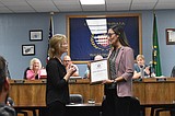 Lnenicka recognized for certification accomplishment