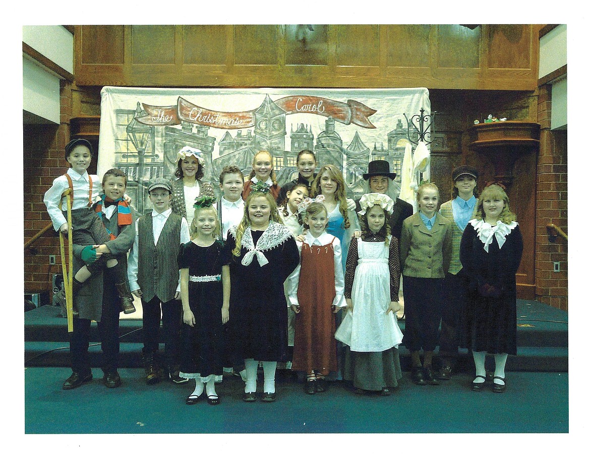 The original Christian Youth Theater North Idaho touring group cast performed "A Christmas Carol" in 2007.