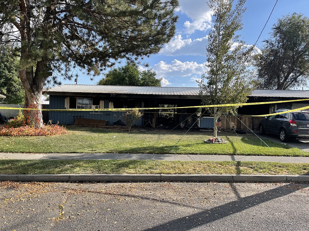 One person was injured and another was killed in a fire Thursday at this home in Moses Lake.