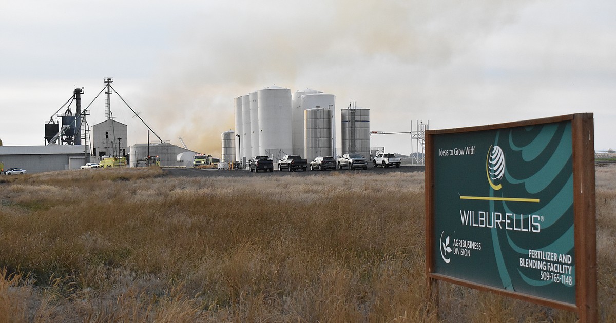 Fire Destroys Wilbur-Ellis Fertilizer Plant | Columbia Basin Herald