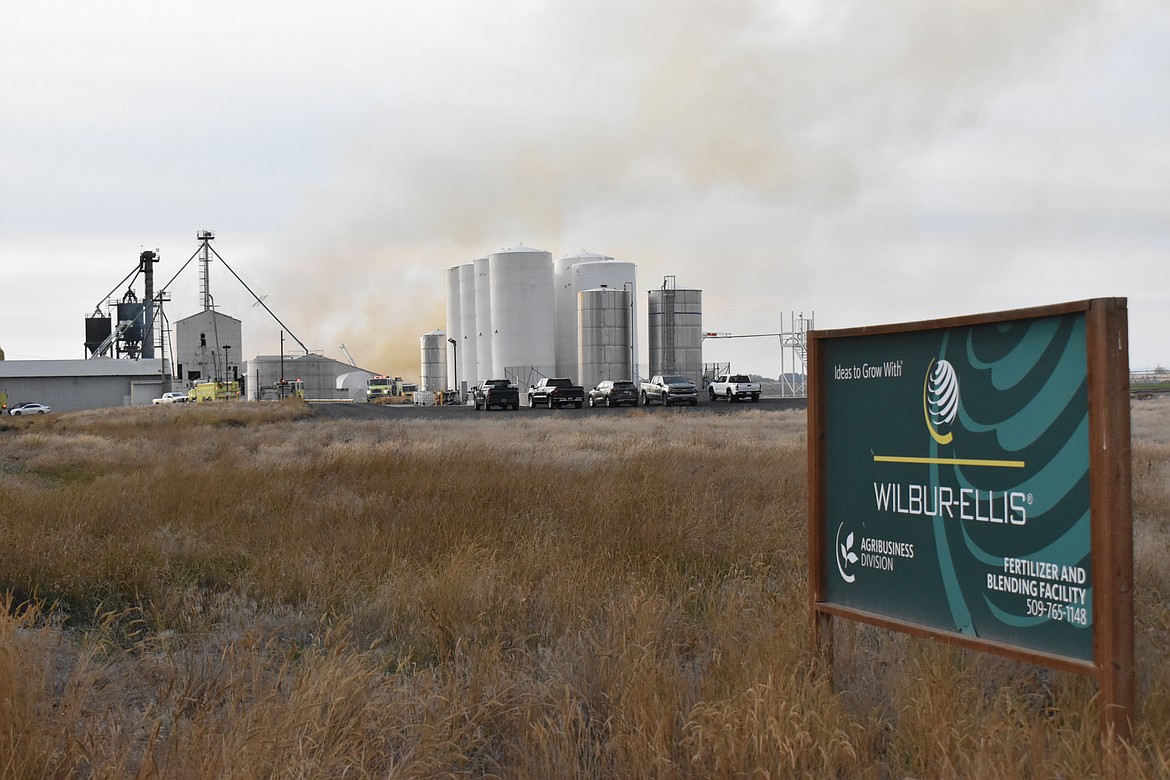 The building that caught fire at the Wilbur-Ellis fertilizer and blending facility completely collapsed within a couple of hours once it caught fire. Firefighting personnel said part of the reason the building was engulfed in flames so quickly is that it was made entirely of lumber rather than metal due to fertilizer’s corrosive impacts on metal materials.