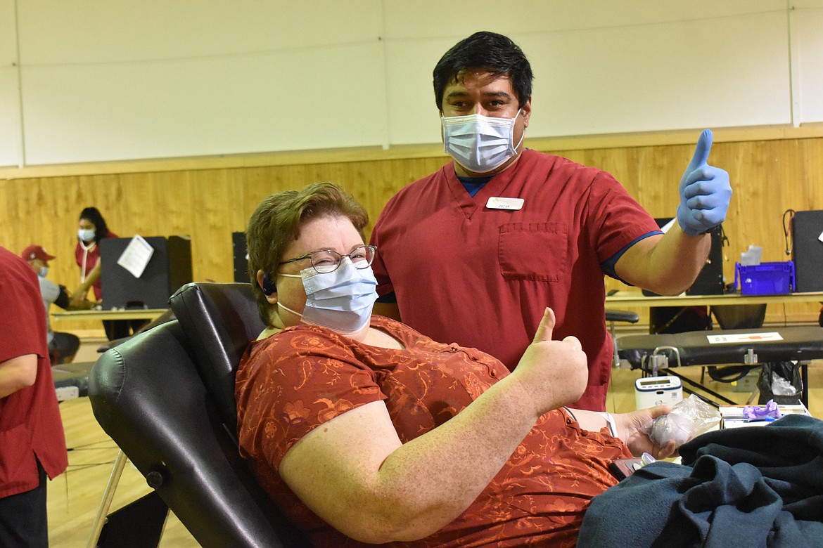 By opening up walk-ins, approximately 30 extra units of blood were collected.