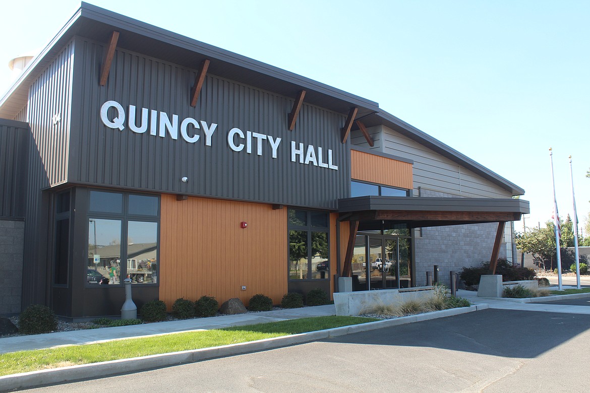 The Quincy Police Department is sponsoring a fundraising raffle for its charitable projects during the holiday season. Quincy City Hall is pictured.