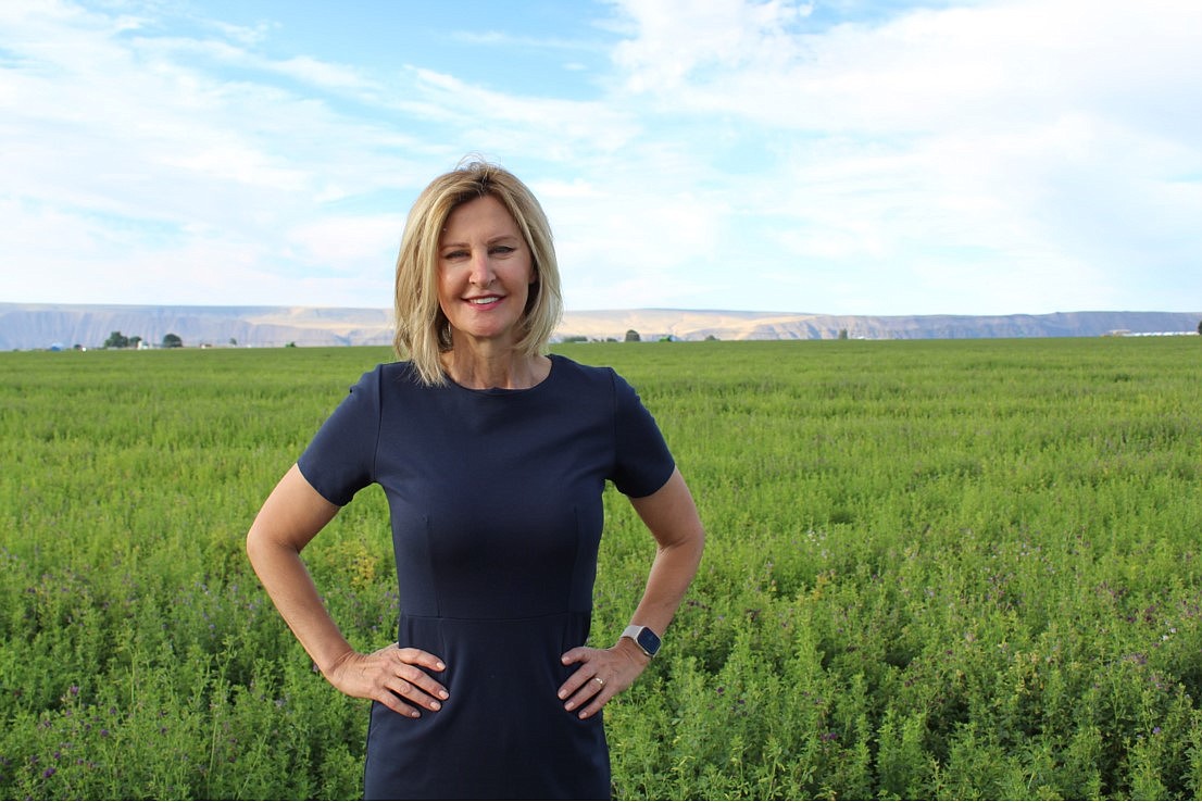 Cindy Carter is the incumbent office holder in this year's race for Grant County Commissioner for District 3. Carter lives in Grant County on a family farm where she and her husband, Rick Carter, grow alfalfa, timothy, beans, wheat, cherries and apples.