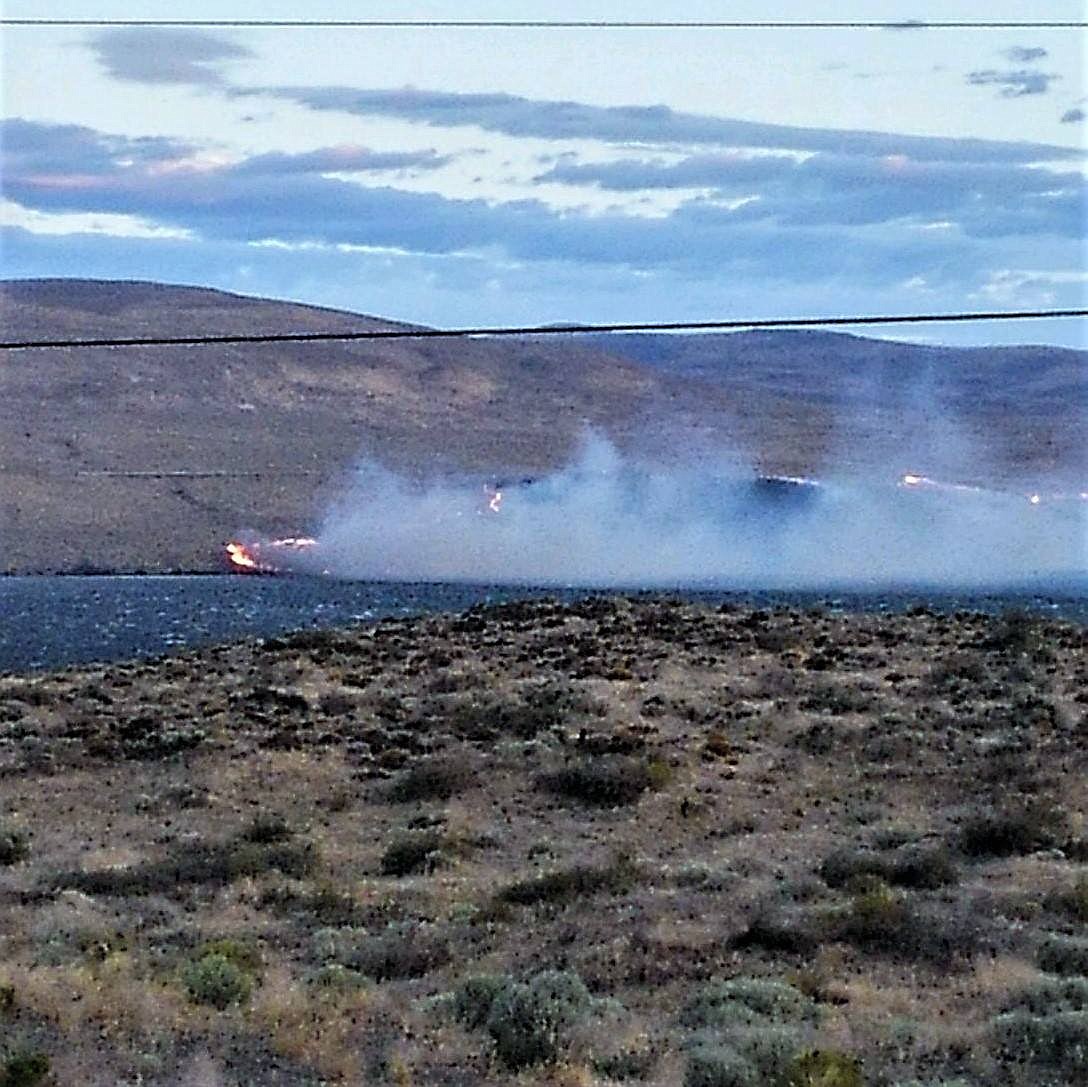 Wildfires like this one from 2018 near Rye Grass Coulee are just one of the natural disasters those in Grant County and the surrounding area should be prepared for. Having an emergency kit handy will help mitigate stress and danger if an evacuation becomes necessary.