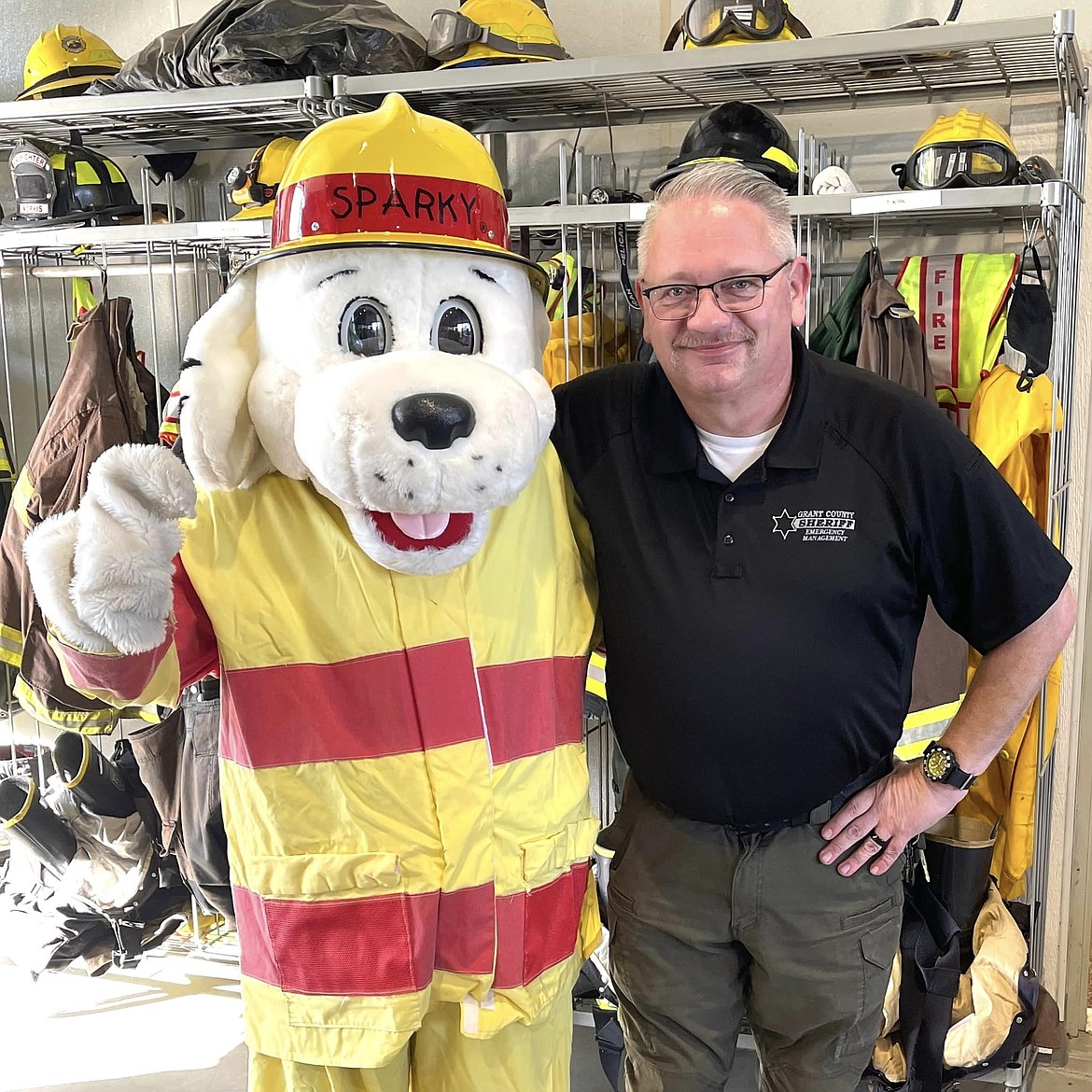 As the public information officer and an emergency management coordinator for Grant County, Kyle Foreman (right) works with a variety of emergency agencies and helps with community outreach to ensure Grant County residents are prepared for emergencies.