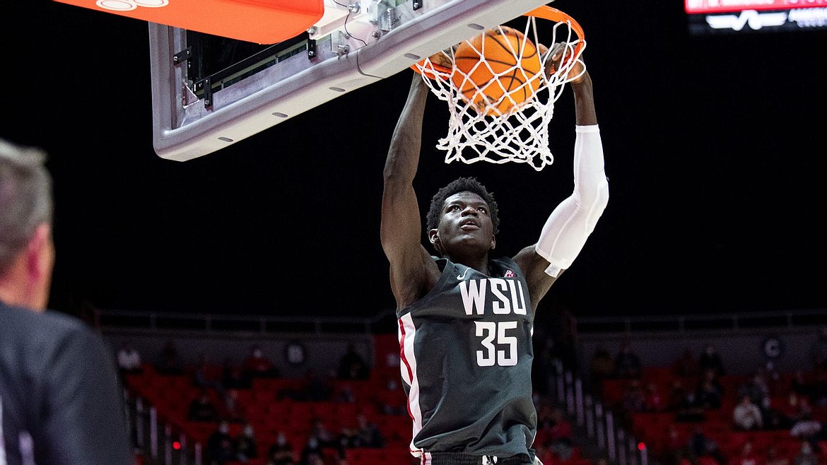 Cougar forward Mouhamed Gueye returns to Pullman after entering his name in the NBA draft and transfer portal this off-season.