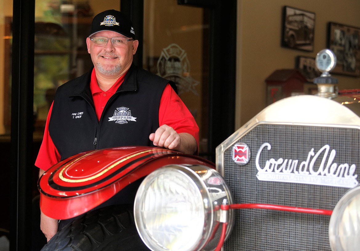 Tom Greif has been Coeur d'Alene's fire chief for six months.