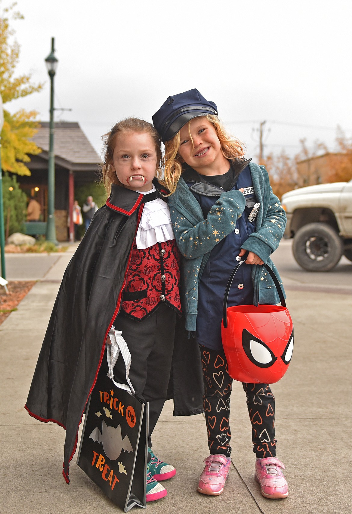 Treat or Treat Street in downtown Whitefish Monday. (Julie Engler/Whitefish Pilot)